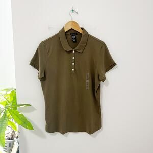 NEW Gap Green Short Sleeve Polo Size XL